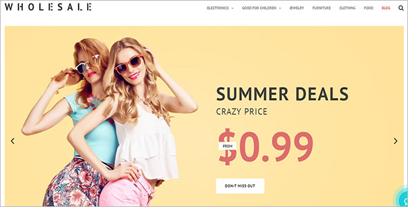 Wholesale Store PrestaShop Theme