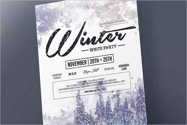 Winter Event Flyer