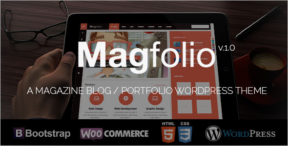 WooCommerce Portfolio Blog Theme