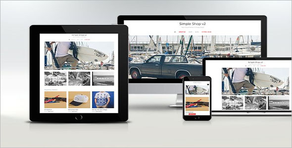 Woocommerce Simple Shop Page