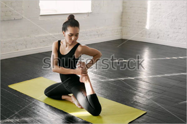 Yoga Mat Mockup Example