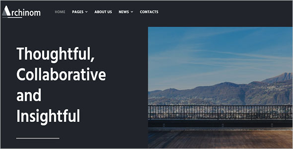 Architect Elementor WordPress Theme