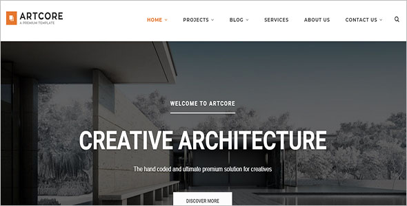 Architecture Company Website Template