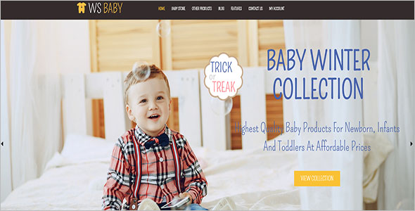 Baby Shop Online Store Theme