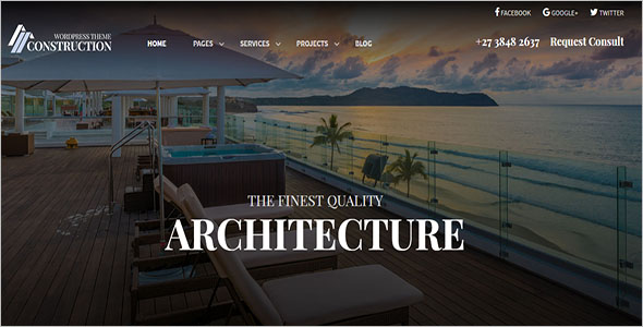 Creative Architecture Construction Them