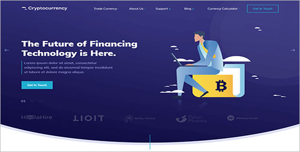 Cryptocurrency Website Templates