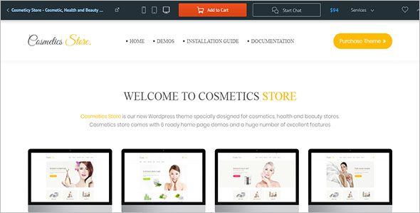 Customizable Beauty WooCommerce Theme
