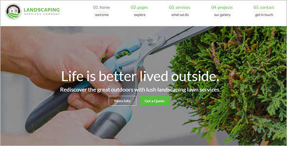 Customizable Lawn WordPress Theme