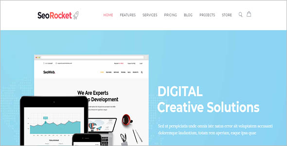 Customizable Seo Company WordPress Theme