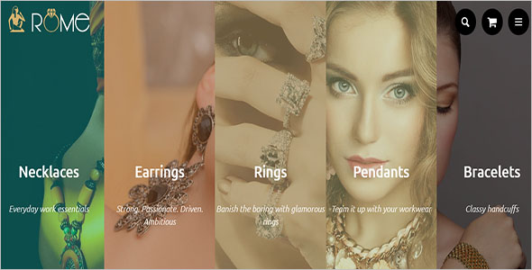 Fashion Jewelry Ecommerce Shopify Theme