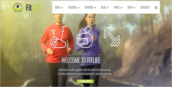 Fit Life Professional HTML Template