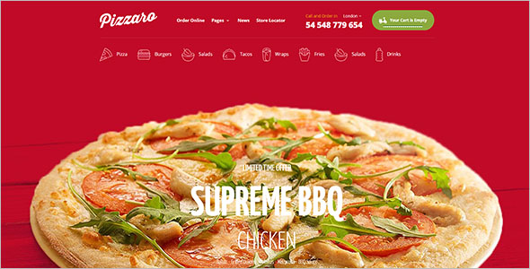 Food Store Shopify Website Theme