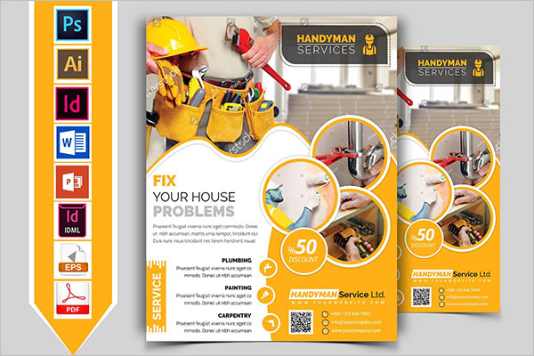 Handyman Plumber Service Flyer