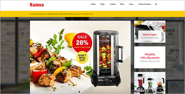Kitchenware Shopify Website Theme
