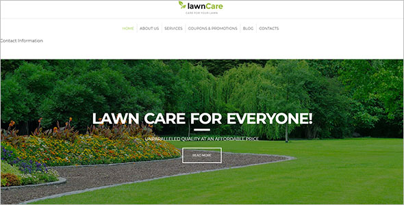 Landscaping WordPress Theme Free