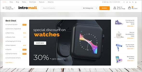 Mega Store WooCommerce Theme