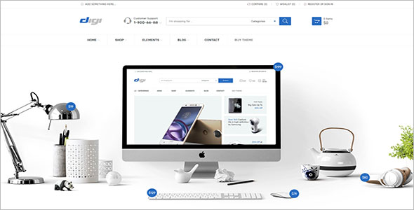 Modern Electronics Store Woocommerce Website