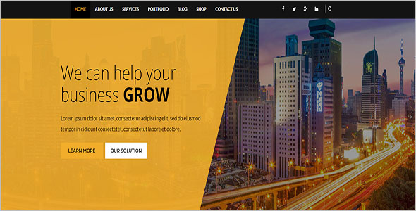 Modern Engineering HTML 5 Template