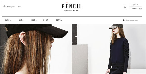 Pencil Shopify Ecommerce Theme