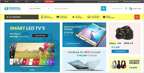 Premium Electronics Store WooCommerce Theme