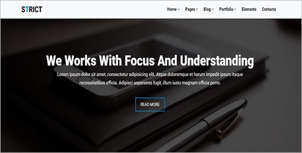 Professional HTML Bootstrap Themes