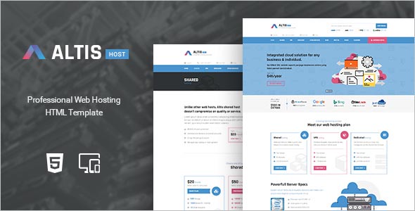 Professional Hosting HTML Template