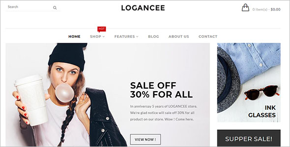 Responsive Ecommerce Shopify Template