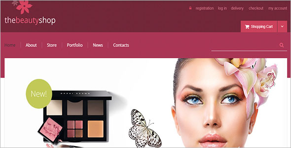 Retro Beauty Shop WooCommerce Theme