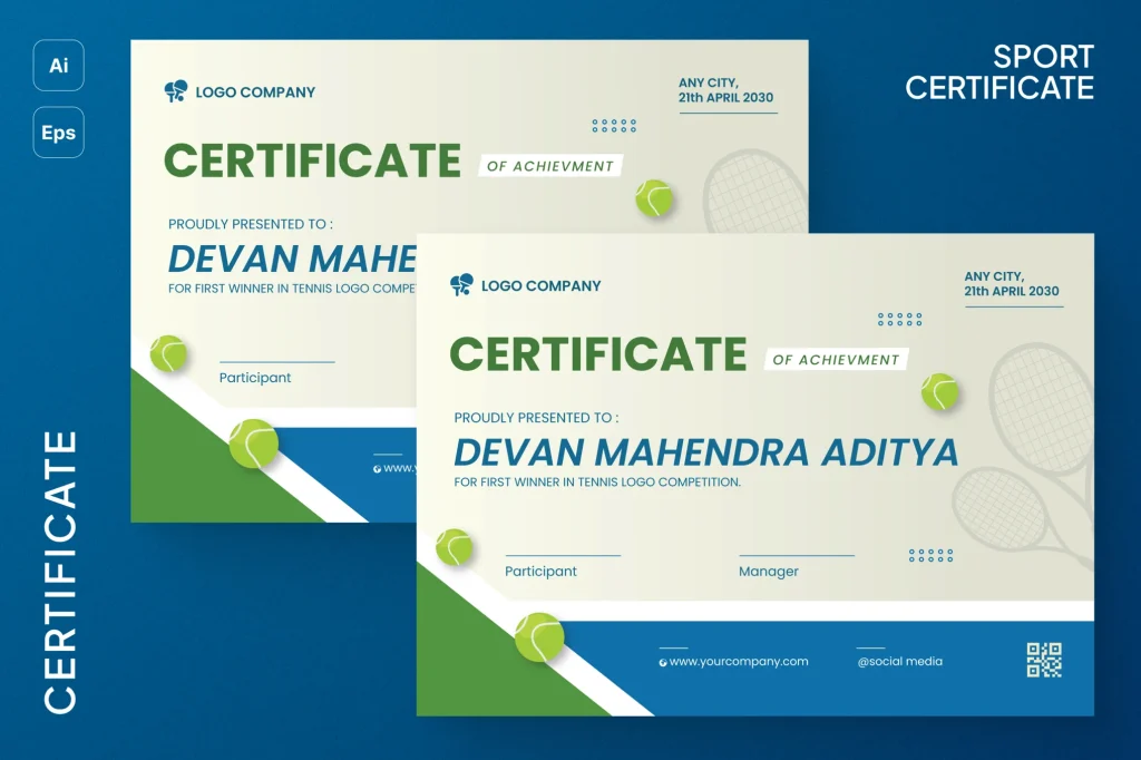 Sports Certificate Templates