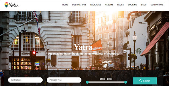 Yatra Travel Booking WordPress Theme