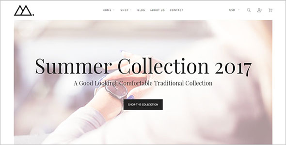 eCommerce Shopify Website Template