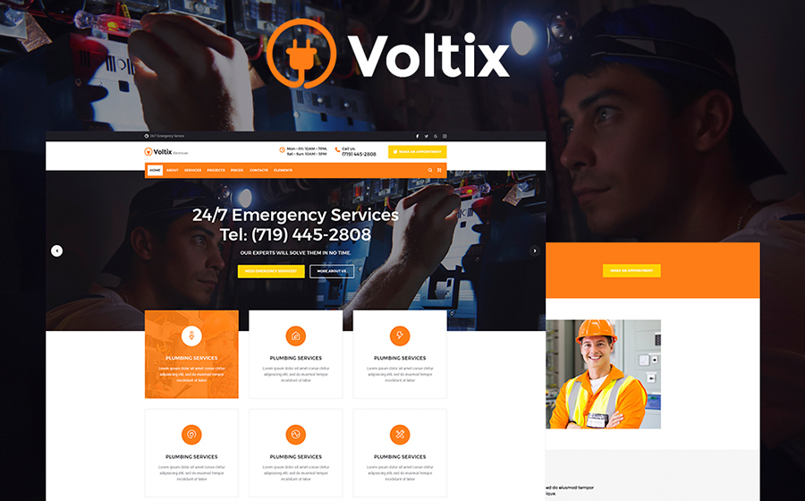 Electrical Services WP Theme 