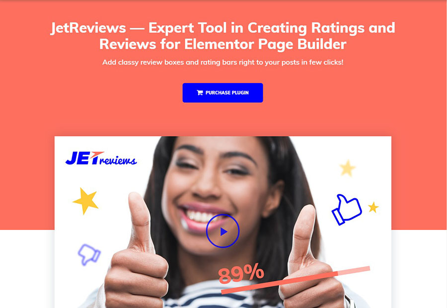 Reviews Widget for Elementor Page Builder WordPress Plugin