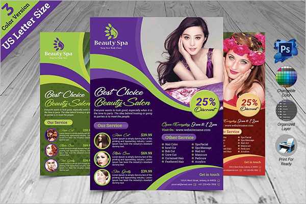 71+ Beauty Salon Flyer Templates Free PSD, Vector Designs