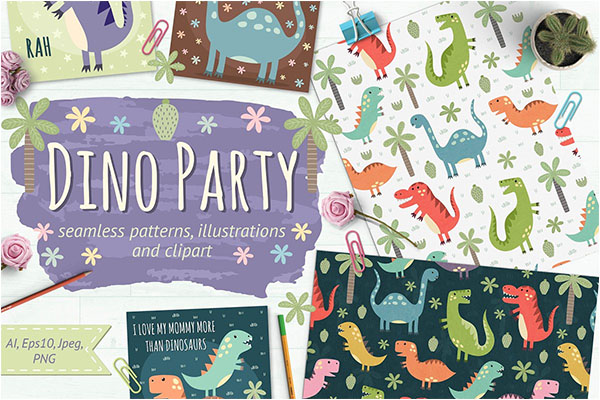 Birthday Party Background Illustration