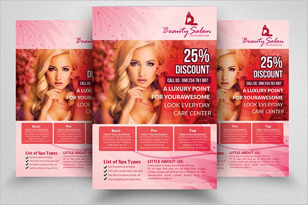 Brand Beauty Salon Flyers