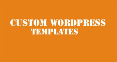 Custom WordPress Theme
