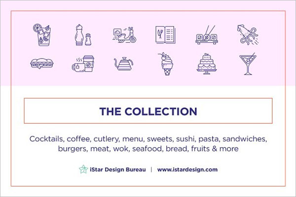Food & Drinks Icons Set