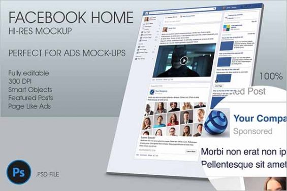 Download 21+ Facebook Ad Mockups PSD Free Design Templates