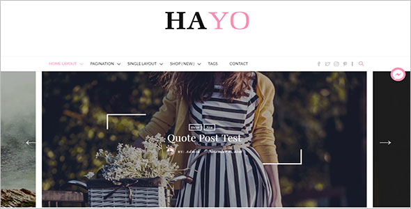 Premium Blog Website Theme