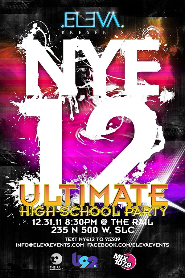 Printable New Years Eve Party Poster