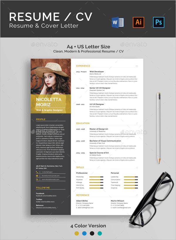 Resume Cover Template
