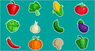 Vegetable Icon Designs
