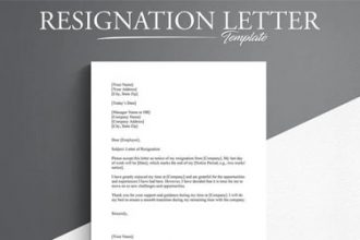 resignation letter uk templates