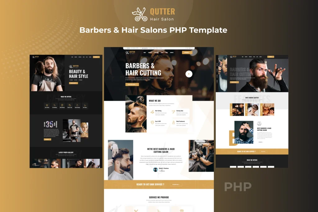 Saloon Bootstrap Templates