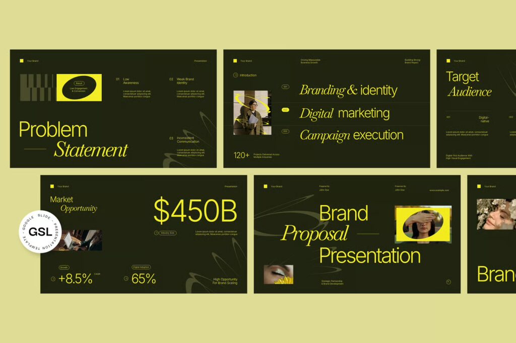 Brand Strategy Proposal Presentation Templates