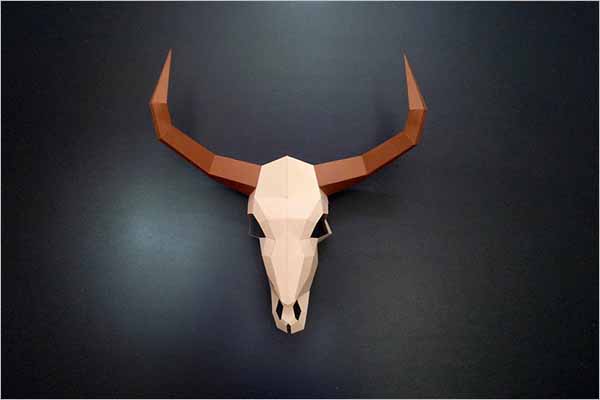 DIY Bull Skull 3D Models