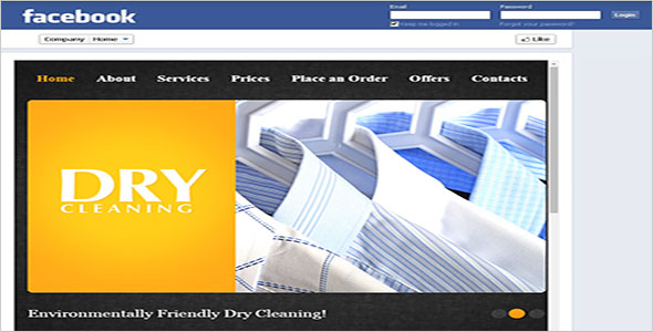 Free Laundry WordPress Theme