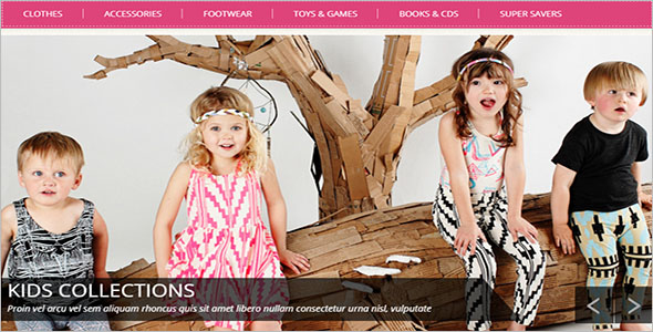 Kids Wear E-commerce Theme