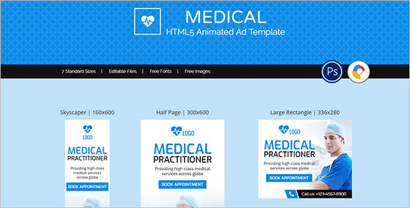 Medical Animated Website Template